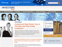 Tablet Screenshot of investorsplus.com